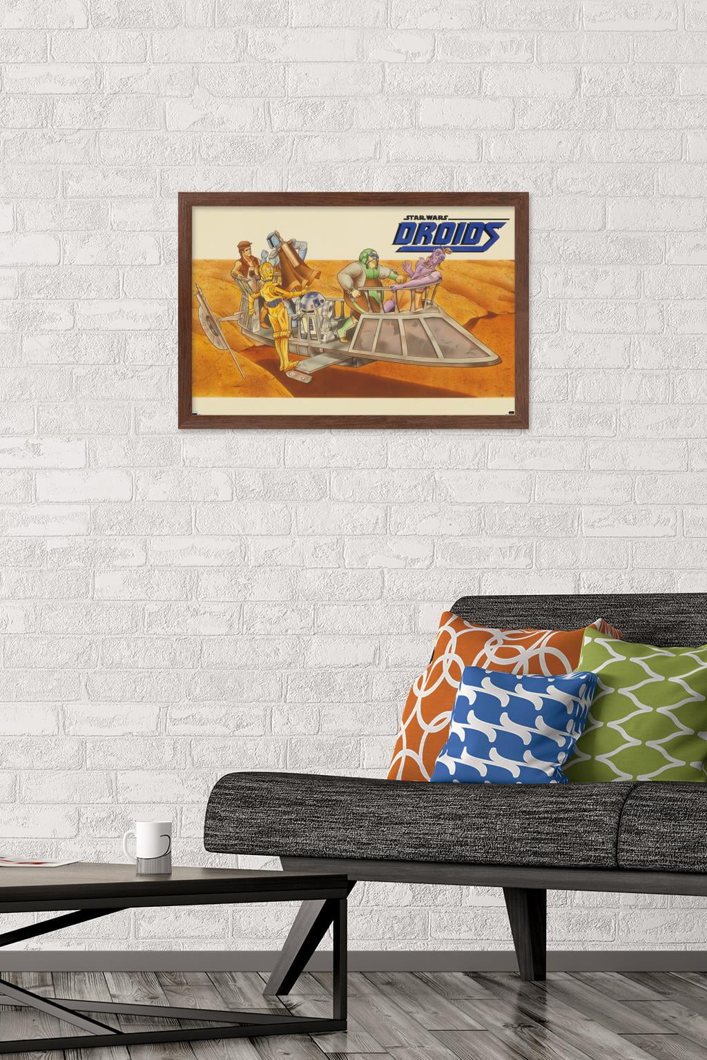 Star Wars: Droids - Desert Wall Poster, 14.725" x 22.375", Framed
