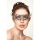Kayso BE003SL Argent avec des Strass Transparents Masque de Mascarade de Coupe Laser Royal Métallique de Luxe - Taille Unique – image 1 sur 1