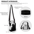 thumbnail image 6 of HELLHERO Black Cat Women Shoulder Bag for Men, Women Leakproof Messenger Bag Outdoor Holiday Travel Polyester Double Layer Adult 4.33x1.97x7.09, 6 of 7