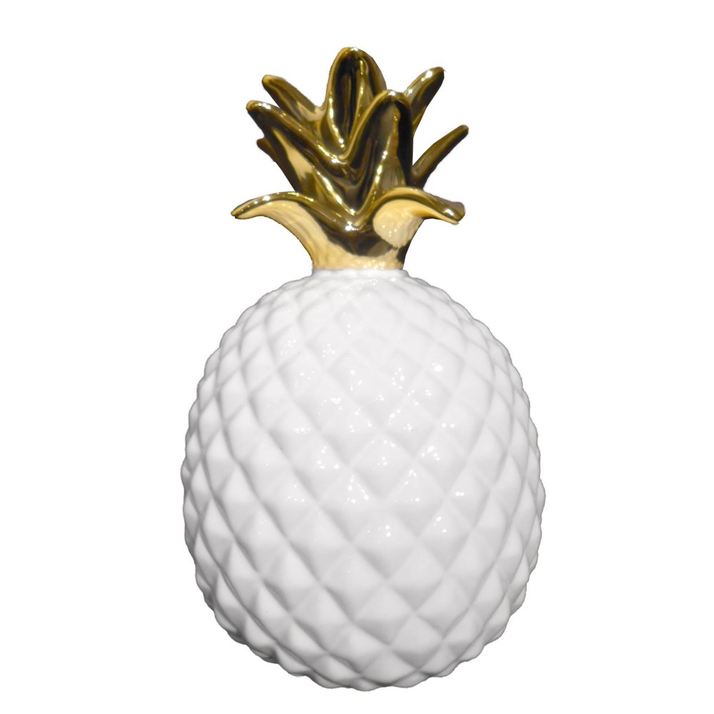 8" Ceramic Pineapple Candle Holder