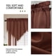 thumbnail image 5 of Cortinas, cortas, color sólido, cocina, pequeñas, a través de la barra, café, 5 of 6