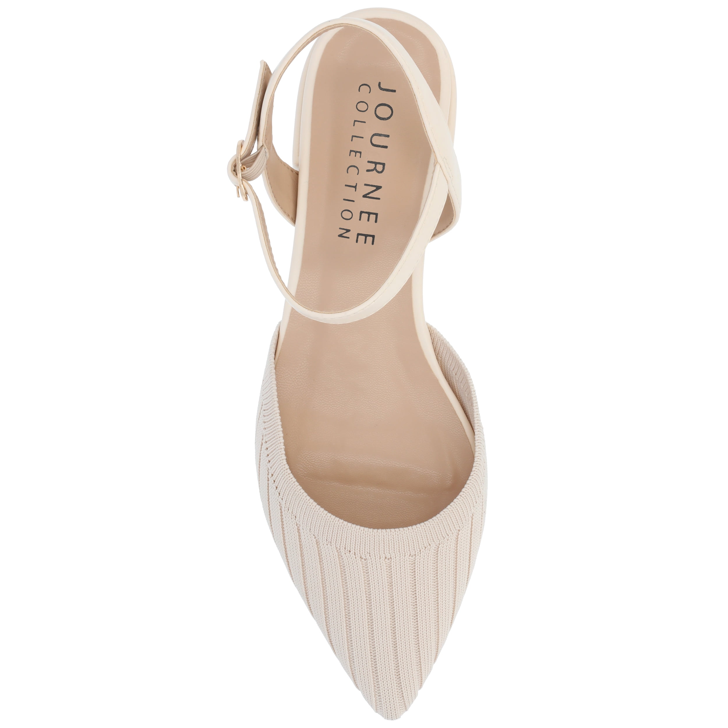 Journee Womens Ansley Mary Jane Pointed Toe Flats, Widths Available