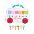 thumbnail image 4 of Juguete de autobús animal clave juguete sensorial para bebés Causa y efecto Toy Learning Juguete Juguete Musical Musical con música y luz para niños, 4 of 8