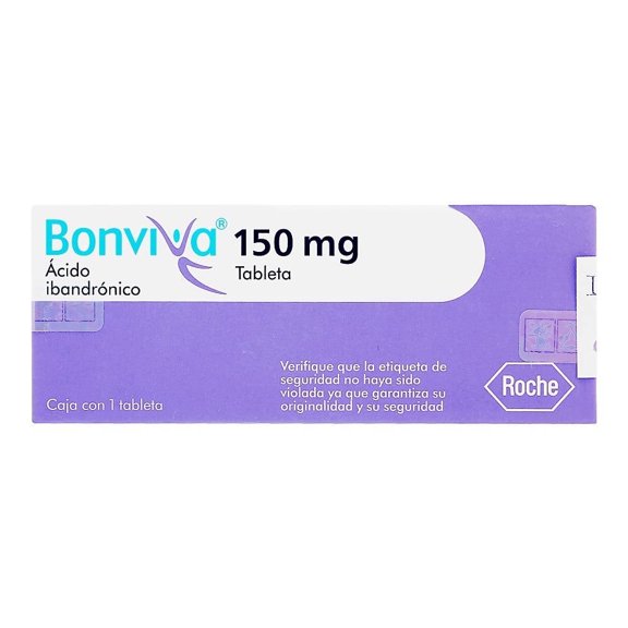 Bonviva Ácido Ibandrónico 150 mgg 1 tableta