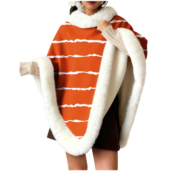 Cavosen Shawl for Women Dressy Fleece Elegant Wraps Plaid Soft Thicken Warm Scarves Trendy Winter Everyday Wear