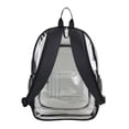 thumbnail image 3 of Fuel Unisex Clear Backpack and Drawstring Bundle, Black, 3 of 6