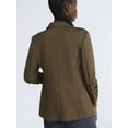 thumbnail image 3 of Scoop Women's and Women’s Plus Ultimate ScubaKnit Relaxed Blazer with Scrunch Sleeves, Sizes XS-4X, 3 of 4