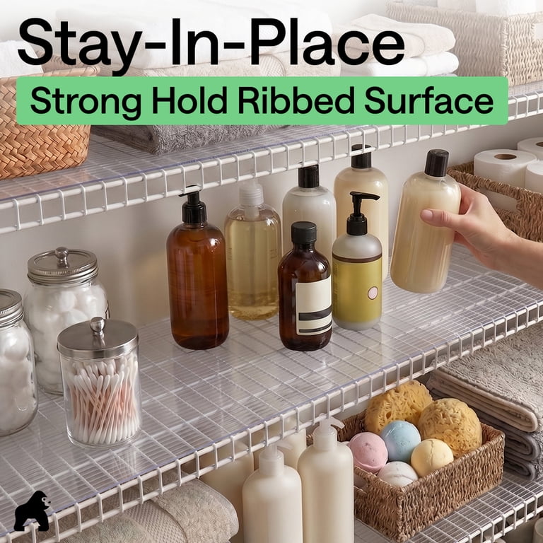 Gorilla Grip DuraGuard Ribbed Shelf Liner, 12" x 20' photo 7