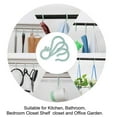 thumbnail image 7 of Uxcell Bedroom Kitchen Closet Plastic Hangers Light Blue S Shape Hooks 24 Pack, 7 of 7