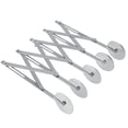 thumbnail image 4 of Plaque à Pizza Rétractable en Acier Inoxydable, Couteau à Gâteau Antiadhésif, Outils de Cuisine pour Pain, 4 of 8