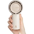 thumbnail image 1 of Handheld Portable Turbo Fan [16H Max Cooling Time], 4000mAh USB Rechargeable Personal Battery Operated Mini Small Pocket Fan with 5 Speeds for Travel/Outdoor/Vacation/Concerts - Brown, 1 of 5