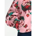 thumbnail image 5 of Strawberry Shortcake Women’s Christmas Print Woobie Fleece Jacket, Sizes XXS-XXL, 5 of 6