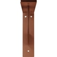 thumbnail image 3 of Ekena Millwork 2"W x 8"D x 8"H Bulwark Steel Bracket, Hammered Copper, 3 of 12
