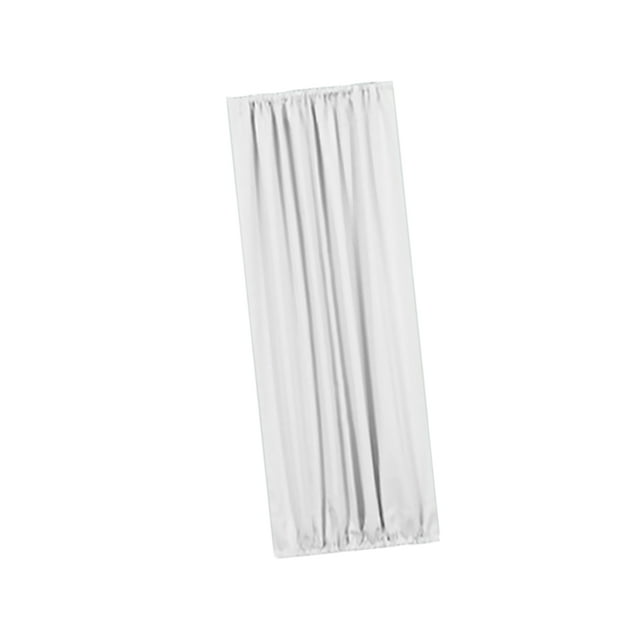 Cortinas opacas lisas de 64 x 102 cm para tratamiento de ventanas y persianas terminadas. Blanco