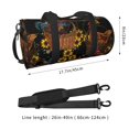thumbnail image 2 of Pofeuu Embroidery Chicken Rooster Print Travel Duffel Bag,Sports Tote Gym Bag,Shoulder Weekender Overnight Bag for Women Gym Bag, 2 of 6