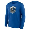 thumbnail image 2 of Men's Royal Dallas Mavericks Alternate Logo Long Sleeve T-Shirt, 2 of 3