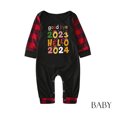 thumbnail image 2 of Penkiiy Pyjamas de Noël pour la Famille Ensemble de Pyjamas Assortis, Pyjamas de Vacances de Noël à Carreaux Rouges avec Rennes pour Femmes Hommes Enfants Rouge 3-6 Mois, 2 of 4