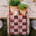 thumbnail image 4 of Red Floral Pattern Table Runner, Bohemian Style Tablecloth, Suitable for Kitchen, Dining Room and Living Room, Display Wedding Party Table Setting Decoration, 4 of 5