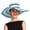 i-Blue, variant on ibiyuan Straw Hats For Women UPF 50 ,Summer Sun Hats For Outdoor Activities Versatile Sun Hat With Elastic Stripe Band And Classic Design