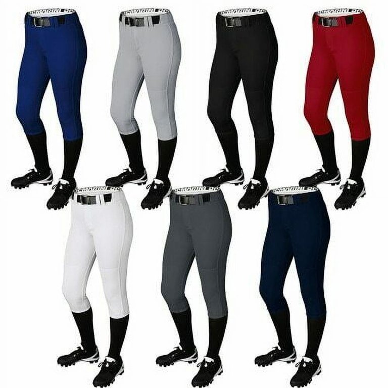 Demarini Youth Fierce Belted Fastpitch Softball Pant Navy M
