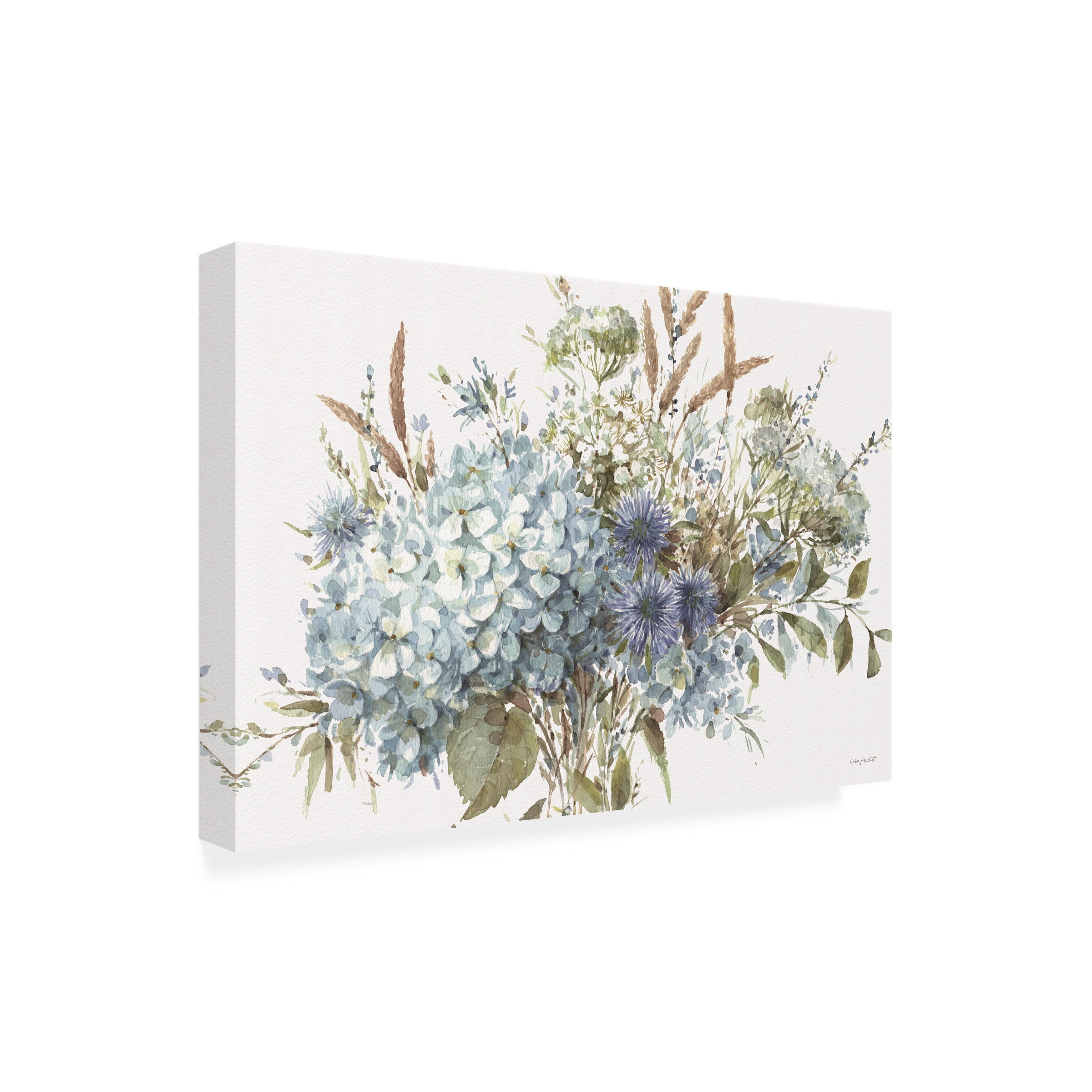 Lisa Audit 'Bohemian Blue 01 Landscape' Canvas Art