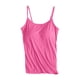 thumbnail image 1 of Camiseta sin mangas con tirantes y cojín en el pecho - Sin anillas de acero, diseño elástico acanalado para uso informal/deportivo - S-XXL, 1 of 4