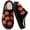 Black Pumpkin, variant on BERANMEY Halloween Slippers for Women Perfect Soft Plush Comfy Warm Slip-On Cute Womens Slippers Indoor Fluffy House Slippers for Women and Men Non-slip Fuzzy Flat Slides