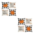 thumbnail image 2 of kurtrusly 4pack/lot Holiday Home With Easy-care Pillowcase Soft Cushion Cover Halloween-4 2Set, 2 of 6