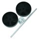 thumbnail image 1 of Ruedas de bayoneta de posición fija de repuesto Rubbermaid 6173-L9, 1 of 1