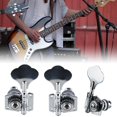 thumbnail image 3 of Electric Bass Tuner Guitar Knobs Machine Tuning Keys Ukelele κ Lot D8 New E9 L2B6, 3 of 8