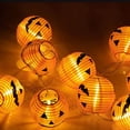 thumbnail image 6 of Halloween Decorations, Halloween String Lights With 6/10/20 Lanterns-, 2.9/4.9/9.8 FT Decorative Halloween Lantern- Lights, Plug-in Lantern- Decor, 6 of 6