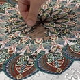 thumbnail image 4 of Ambesonne Mandala Jigsaw Puzzle, Mandala, Heirloom-Quality Fun Activity for Family Durable Cardboard, 1000 pcs, Multicolor, 4 of 5