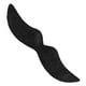 thumbnail image 5 of Bigote de Halloween, fiesta de Halloween, bigote artificial negro falso, características de vanguardia, 5 of 5