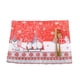 thumbnail image 1 of Bearachild Manteles de de Navidad Apariencia Festival Vajilla no tejida Estera Vacaciones de invierno Mantel individual universal Cocina Kits de decoración para fiestas Fondo rojo, 1 of 6