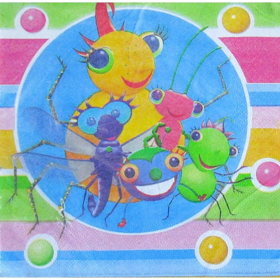 Miss Spider's Sunny Patch Friends Lunch Napkins (16ct)