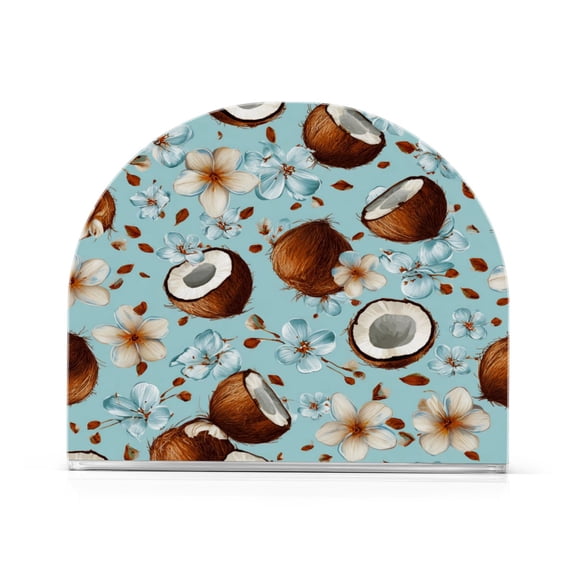 Napkin Holder For Table Kitchen Tissue Organization Coconut