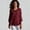 Wine, variant on Graphic Tees for Women Casual Lace Patchwork Blouse for Everyday Wear with 3/4 Sleeve Lightweight Luxe Shirt for and Leisure White 4XL