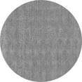 thumbnail image 1 of Ahgly Company Indoor Round Solid Gray Modern Area Rugs, 7' Round, 1 of 4