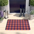thumbnail image 2 of Multi Color Checkerboard Checkered Flannel Non Slip Door Rugs,Washable Door Mats Indoor,Decorative Door Mats,Dirt-Resistant and Absorbent Doormat for Entrance,Bedroom,Kitchen,Bathroom,23.5"x16", 2 of 5