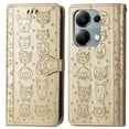 thumbnail image 4 of Funda Cartera FOXDOCK para Xiaomi Redmi Note 13 PRO 4G , Flip PU con Relieve de Gatos y Perros, Tarjetero y Soporte, 4 of 6