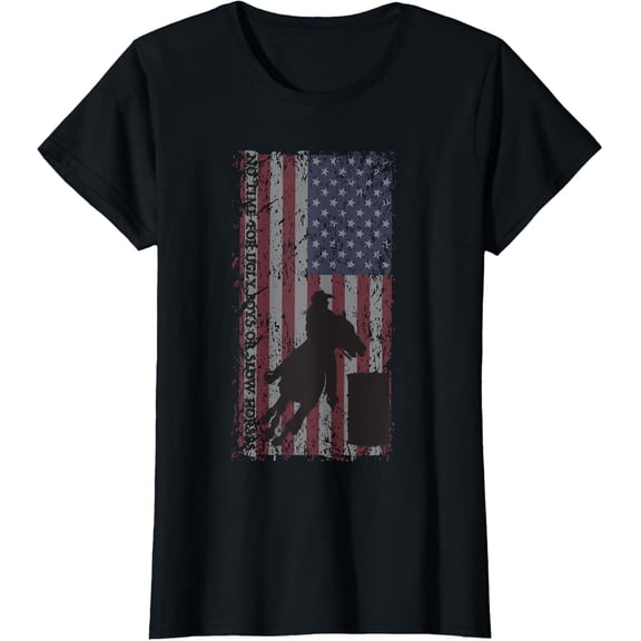 Barrel racer t shirt, horse racing and rodeo girls T-Shirt