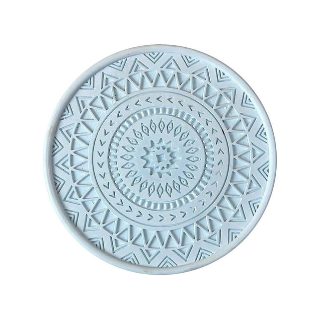 Cqxid Ensemble de Table à Moins de 5$ Absorbant Boisson Diatomite Colorée Ensemble de Table Rond Résistant à la Chaleur Isolant Accessoires de Décoration de Table