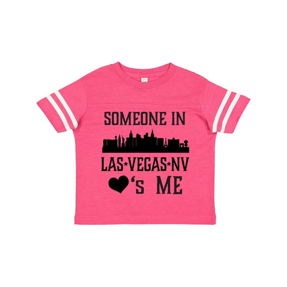 Inktastic Las Vegas Nevada Someone Loves Me Skyline Boys or Girls Toddler T-Shirt