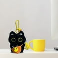 thumbnail image 5 of Hearth & Gear Soft Adorable Black Keychain Handmade Crochet Strap Cute Stuffed Animal For, 5 of 5