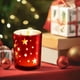 thumbnail image 5 of Adornos navideños con forma de copa para velas de cristal, candelabro navideño de cristal, copa para velas aromáticas, regalo festivo, decoración para cenas a la luz de las velas, decoración navideña,, 5 of 7