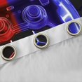 thumbnail image 4 of jejeloiu Kids Gamepad Controller Black Out Curtains,Console Gamer Gaming Curtains Pack of 2 (42x63 Each),Red Bpurple Ombre Bedroom Curtains For Boy,Microfiber Bedroom Decor, 4 of 6