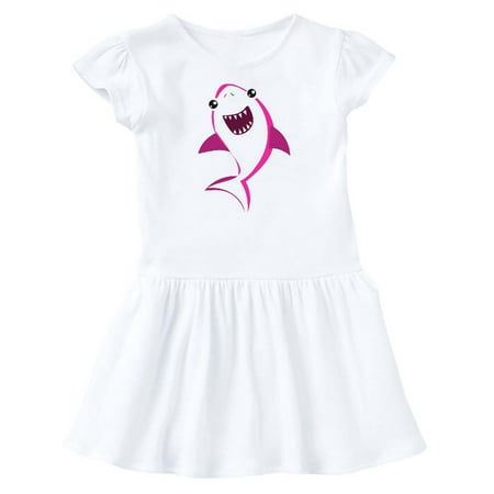 

Inktastic Cute Shark Little Shark Pink Shark Gift Baby Girl Dress