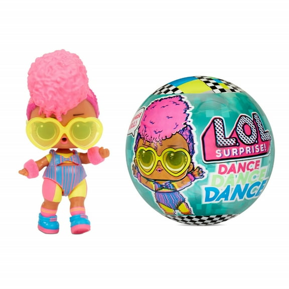 LOL Surprise Dance Dance Dance Dolls With 8 Surprises Including Spinning Dance Floor, Dance Move Card and Accessories