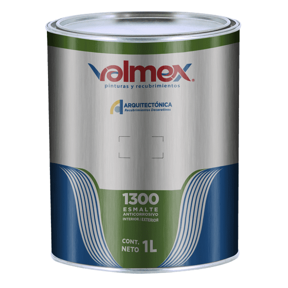 PINTURA ESMALTE NEGRO VALMEX 1L