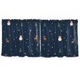 thumbnail image 7 of Yayeee Kitchen Curtains Tier Set of 2 Light Filtering 57"x24" Over Sink Window Panels, Christmas Whimsy, 7 of 7